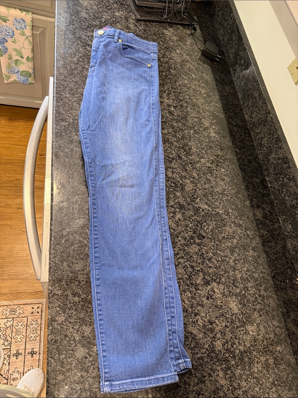 Lilly Pulitzer Women's Classic Blue Straight-Leg Jeans